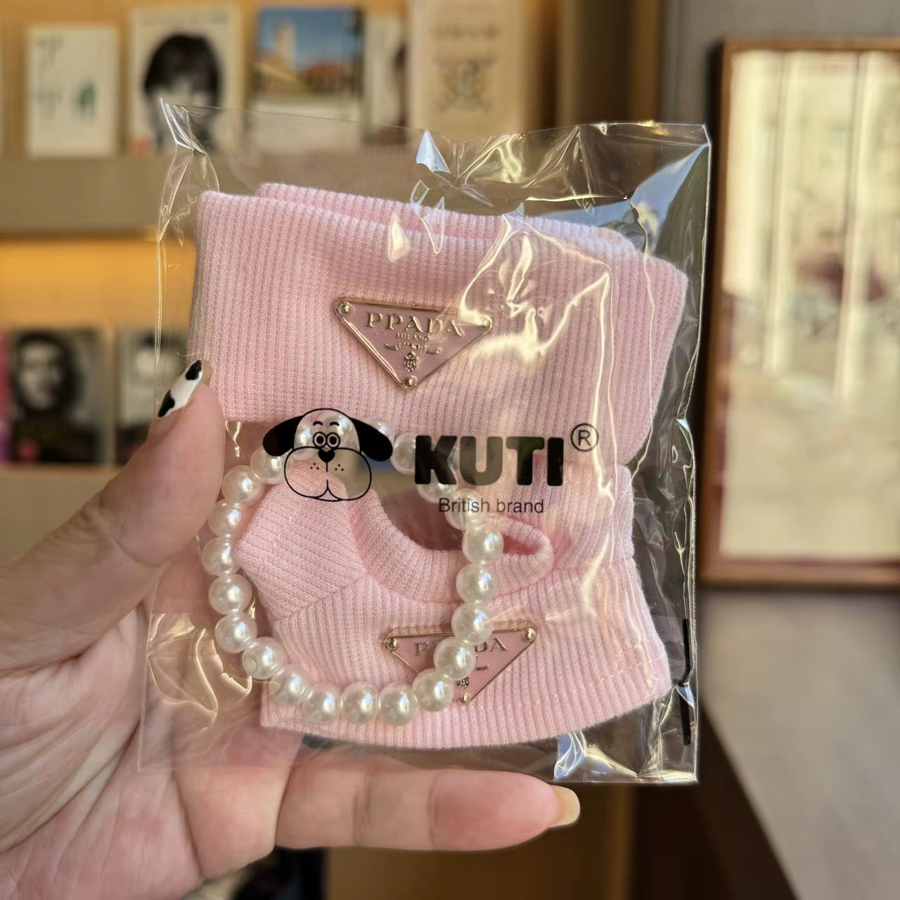 Only Suitable for Labubu Doll Clothes with Hats Pearl Necklaces Knitted Sets Labubu Doll Clothes Doll Accessories Doll Gifts