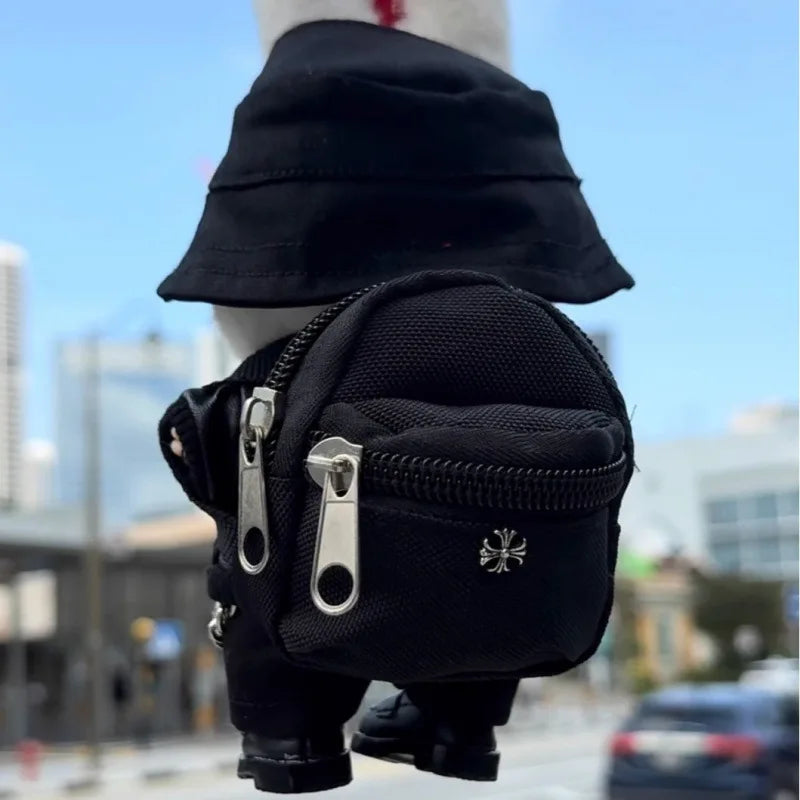 The First Second and Third Generation Labubu Cool Leather Jackets Shoes Backpacks Glasses and Super Cool Motorcycle Sets Gift
